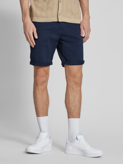 Jack & Jones Regular fit bermuda in effen design, model 'BOWIE' Donkerblauw - 4