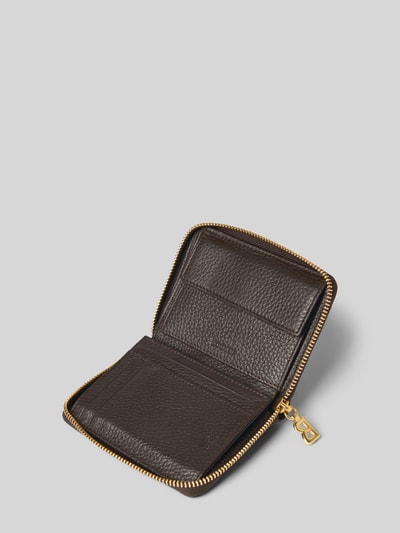 BOGNER Portemonnee met labeldetail, model 'wallis' Donkerbruin - 3