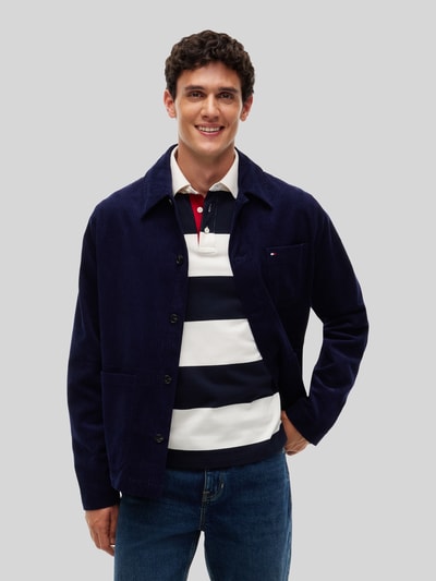 Tommy Hilfiger Regular Fit Freizeithemd aus reiner Baumwolle  Marine 4