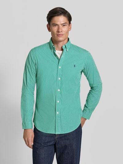 Polo Ralph Lauren Custom Fit Freizeithemd aus reiner Baumwolle Gruen 4