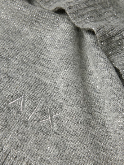 ARMANI EXCHANGE Wollen sjaal met kasjmier Lichtgrijs - 2