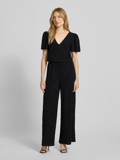 Vila Jumpsuit mit V-Ausschnitt Modell 'zoe' Black 1