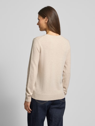 (The Mercer) N.Y. Strickpullover mit gerippten Abschlüssen Sand Melange 5