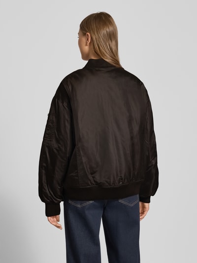 Ivy Oak Bomberjack met steekzakken, model 'JANE' Donkerbruin - 5