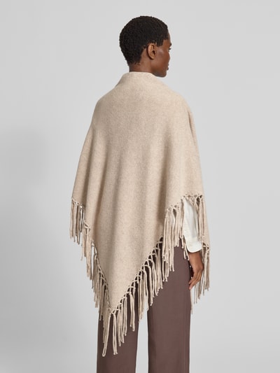 Weekend Max Mara Wollschal aus reiner Schurwolle Modell 'TORNADO' Beige Melange 5