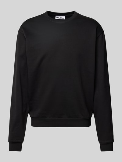 REVIEW Sweatshirt mit Rundhalsausschnitt Black 2