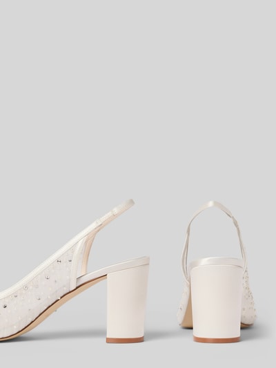 Rainbow Club Pumps mit Ziersteinbesatz Modell 'Lucia' Offwhite 2