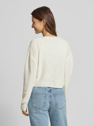 Tom Tailor Denim Kardigan o kroju regular fit bez zapięcia Złamany biały 5