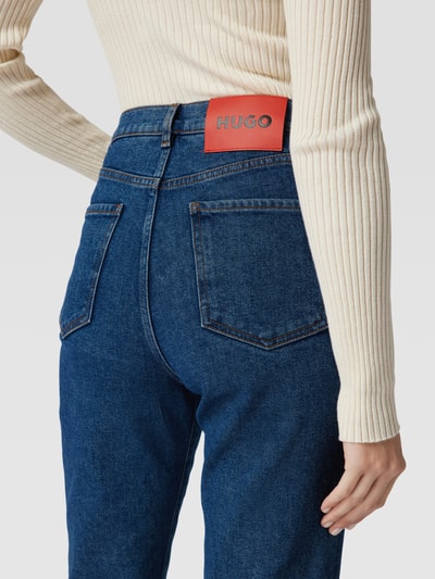 HUGO Jeans mit Label-Patch Modell 'Lucillo' Hellblau 3