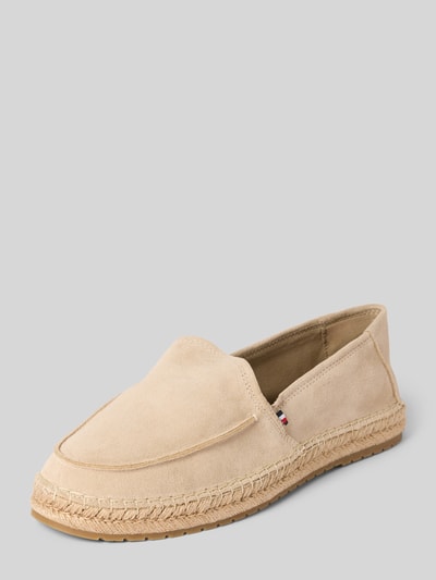 Tommy Hilfiger Loafer aus Wildleder mit Seil-Sohle Beige 1