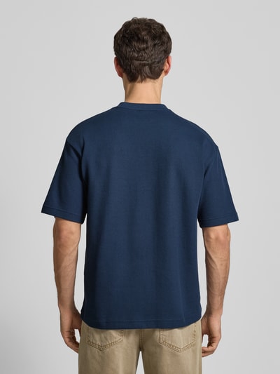 BOSS Orange Regular Fit T-Shirt aus Baumwoll-Mix Modell 'TE_HIVE' Marine 5