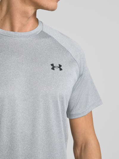 Under Armour T-Shirt mit Logo-Print Modell 'TECH 2.0' Hellgrau Melange 3