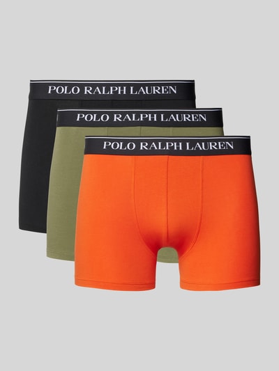 Polo Ralph Lauren Underwear Trunks mit Label-Bund im 3er-Pack Orange 1