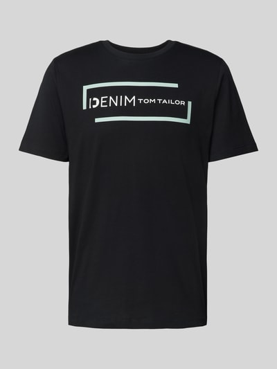 Tom Tailor Denim T-Shirt mit Rundhalsausschnitt Black 2