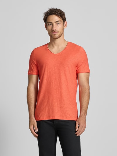 MCNEAL T-Shirt mit V-Ausschnitt Lachs 4