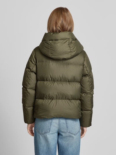 Marc O'Polo Kurtka puchowa puffer o kroju regular fit z miękką podszewką z polaru Khaki 5