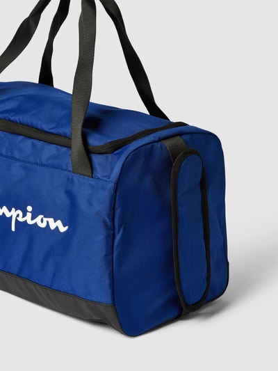 CHAMPION Weekender mit Label-Print Modell 'Duffle' Marine 3