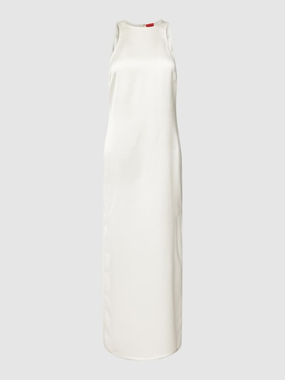 HUGO Maxikleid aus Satin	 Offwhite 2