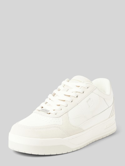 Pegador Ledersneaker mit Label-Applikation Modell 'PULSE LOW' Offwhite 1