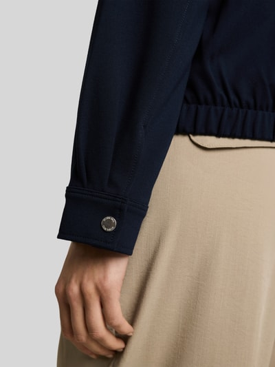 Tom Tailor Regular Fit Kurzblazer aus Viskose-Mix  Marine 3