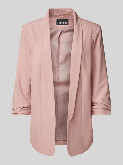 Pieces Regular Fit Longblazer mit Viskose-Anteil Modell 'BOSELLA' Mauve 2