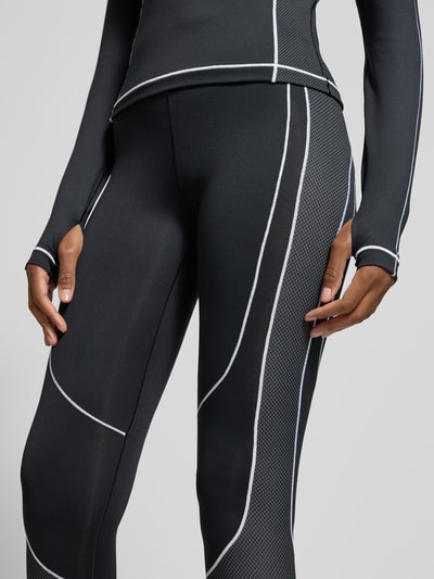 Under Armour Legginsy z elastycznym paskiem z logo Czarny 2