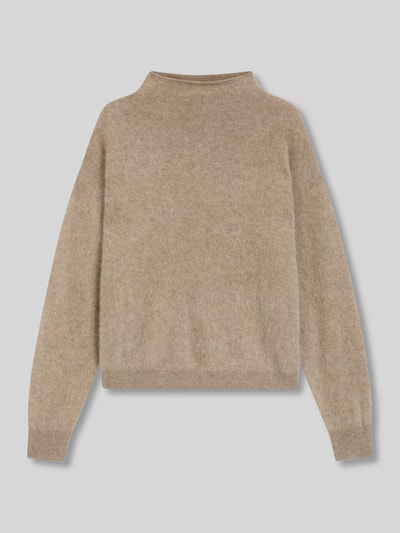 BOSS Relaxed Fit Strickpullover aus reinem Kaschmir Modell 'FROVINA' Beige 2