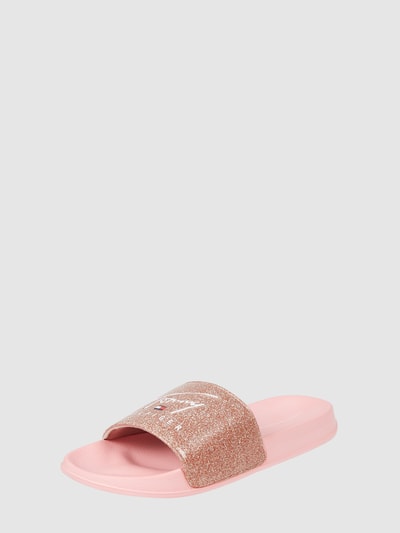 T.Hilfiger Kids Shoes Slides mit Glitter-Effekt  Pink 1