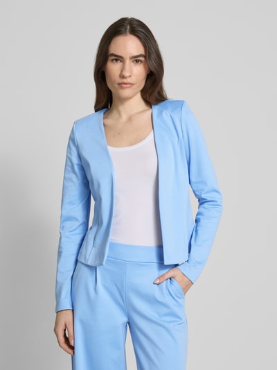 ICHI Blazer mit offener Vorderseite Modell 'KATE Short' Hellblau 4