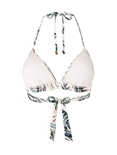 Shiwi Bikini-Oberteil mit Blättermuster Offwhite 3