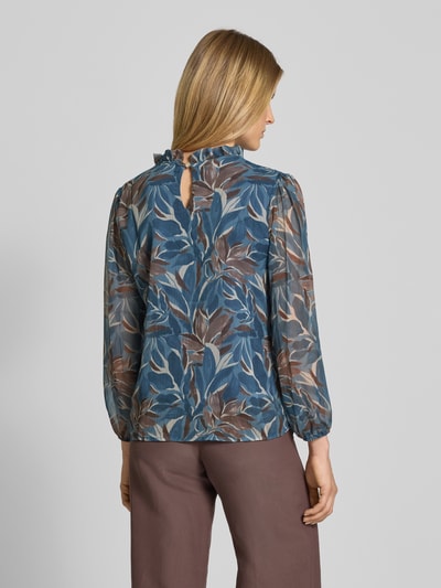 ZABAIONE Regular Fit Bluse floralem Allover-Print Modell 'Zoe' Hellblau 5