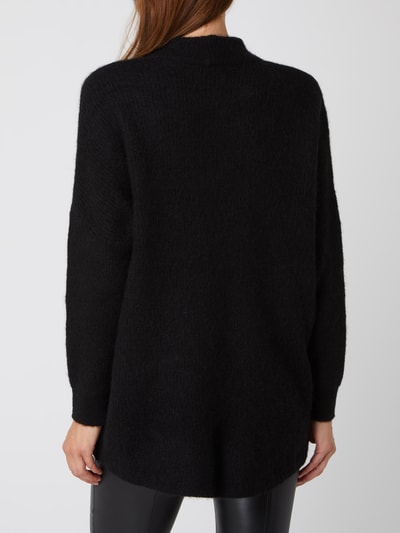 Selected Femme Pullover met alpaca, model 'Lulu' Zwart - 5