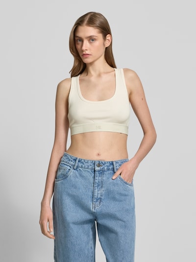 Karo Kauer Bralette mit elastischem Logo-Bund Sand 4