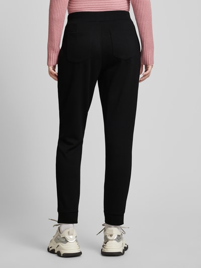 monari Sweatpants mit Strasssteinbesatz Black 5