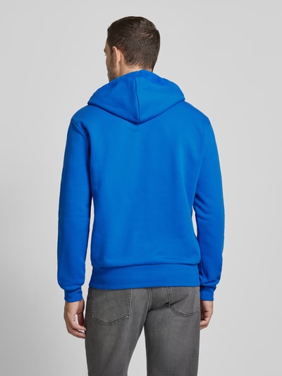 FIRE + ICE Hoodie met labelstitching, model 'DELVIN' Metallic blauw - 5