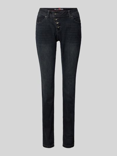 Buena Vista Skinny Fit Jeans im 5-Pocket-Design Modell 'Malibu' Dunkelblau 2