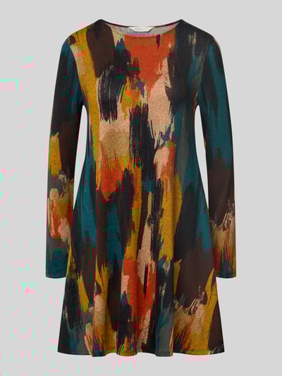 Apricot Regular fit mini-jurk in gebreide look Hazelnoot - 2