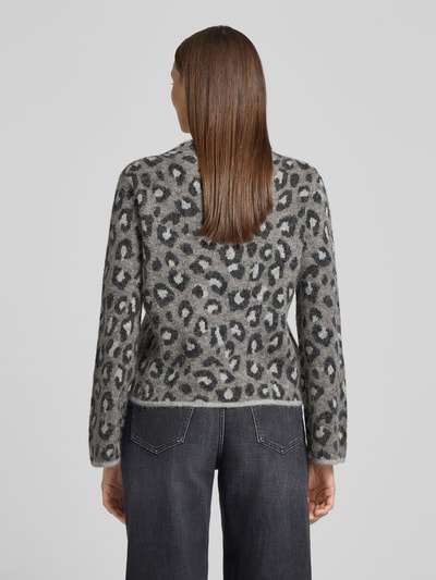 s.Oliver BLACK LABEL Regular Fit Strickpullover mit Woll-Anteil Anthrazit 5