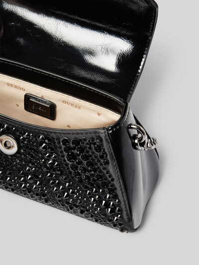 Guess Handtasche mit Label-Detail Modell 'BEAUVOIR' Black 5