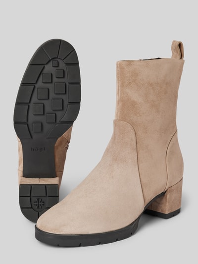 Högl Ankle Boots mit Zugschlaufe Taupe 4