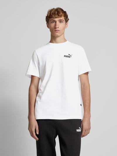 PUMA PERFORMANCE T-Shirt mit Label-Print Weiss 4