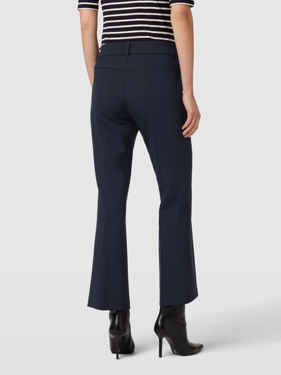 Cambio Stoffen broek met persplooien, model 'FARAH' Marineblauw - 5