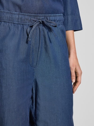 Christian Berg Woman Wide Leg Culotte in Denim-Optik Marine 3