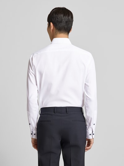 OLYMP Regular fit zakelijk overhemd van puur katoen Wit - 5