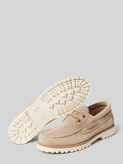 Marc O'Polo Bootsschuh aus weichem Veloursleder Sand 4