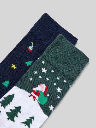 Christian Berg Men Socken mit geripptem Abschluss Bottle 2