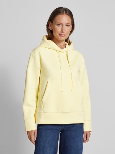 Marc O'Polo Oversized Hoodie aus Baumwoll-Mix mit Kängurutasche Gelb 4