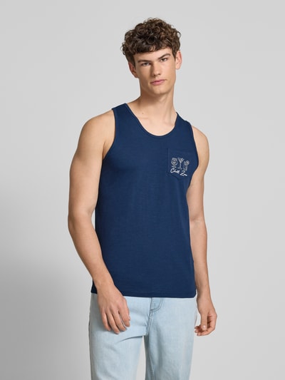 Blend Tanktop mit Brusttasche Modell 'UERIK' Marine 4