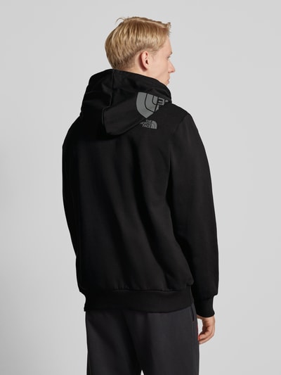 The North Face Hoodie met labelprint Zwart - 5