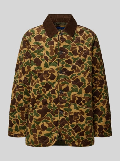 Polo Ralph Lauren Regular Fit Bomberjacke aus reiner Baumwolle Gruen 2